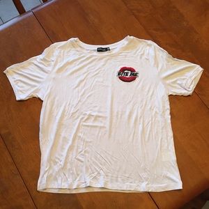 Fun white tee 💋🧛🏻‍♂️